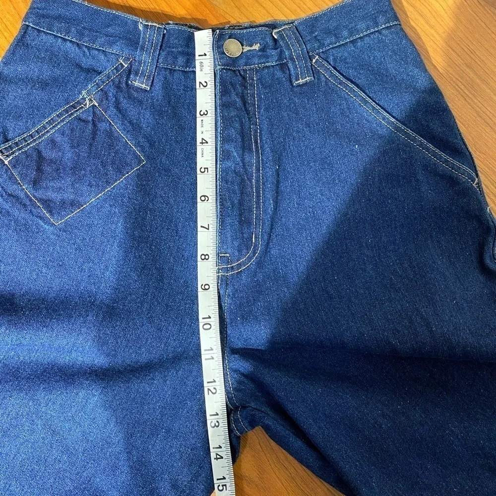 NO BOUNDARIES vintage retro y2k super high waisted jeans tapered skater size 16